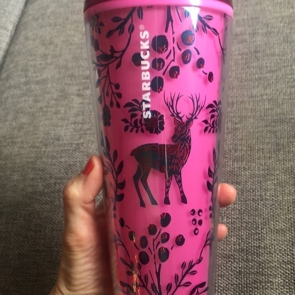 STARBUCKS 2022 Holiday Woodland Lace Berry Corsage Color Change Tumbler Venti - Picture 8 of 11